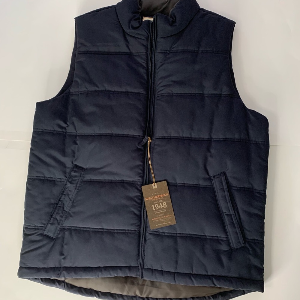 Weatherproof Navy Blue Winter Vest